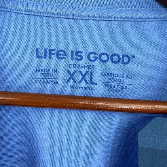 NEW Life is Good plus size The Coolest things are not things crusher t-shirt XXL - Picture 5 of 7